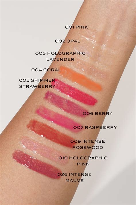 gloss dior rose|Dior lip gloss color chart.